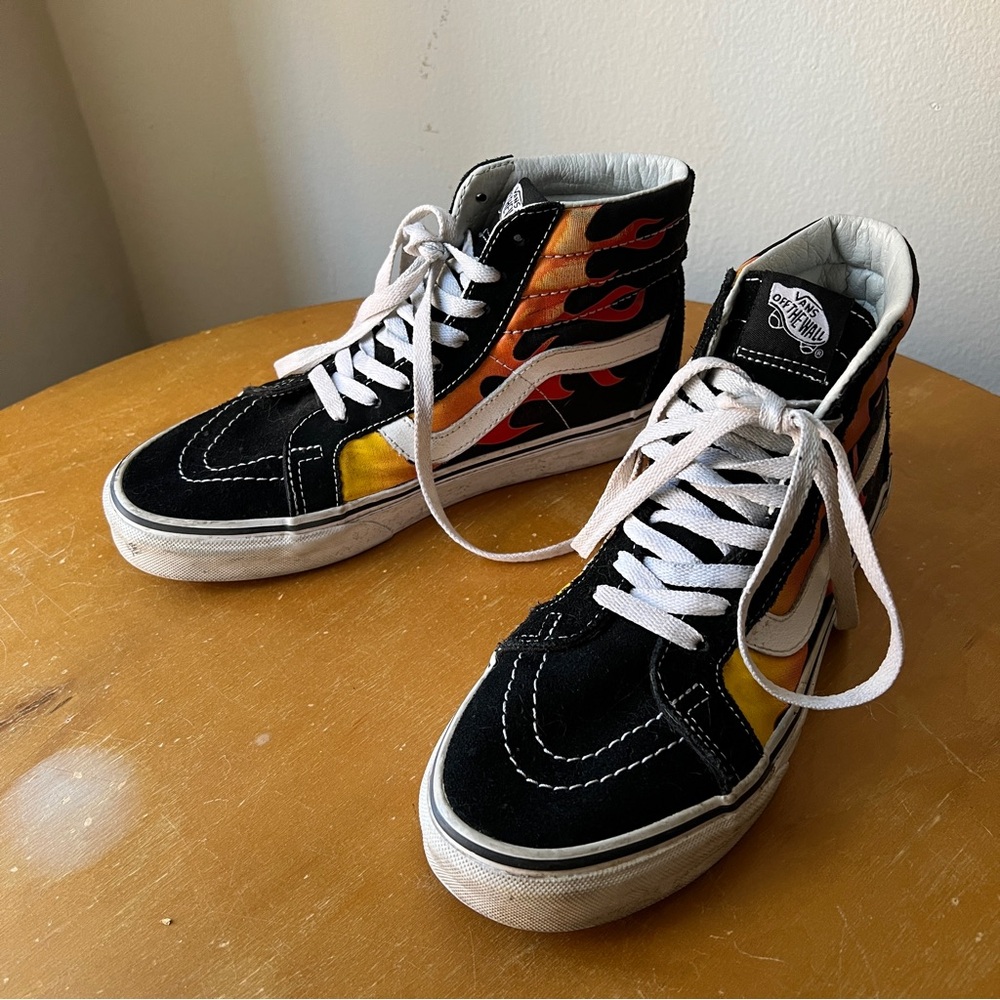 🥀Vans Flame Sk8-Hi Reissue Sneakers MEN 6.5 WOM 8🥀